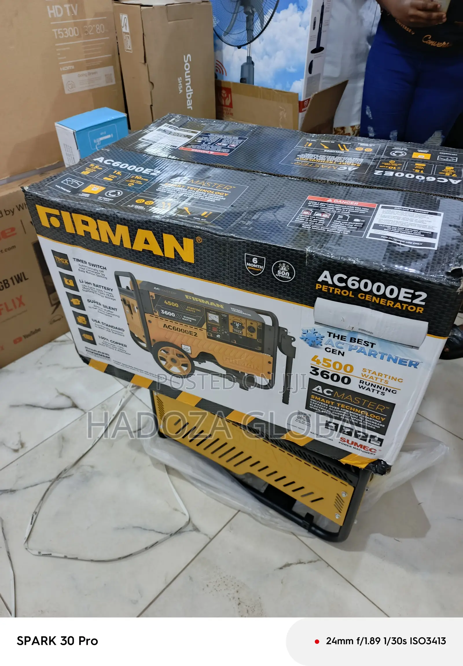 Firman 3.5kva Standard Generator (Ac6000e2 Model)