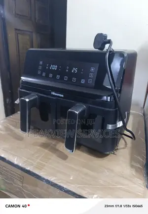 Hisense H08afbk2s1 Dual Compartment 8l Air Fryer – Efficient Cooking