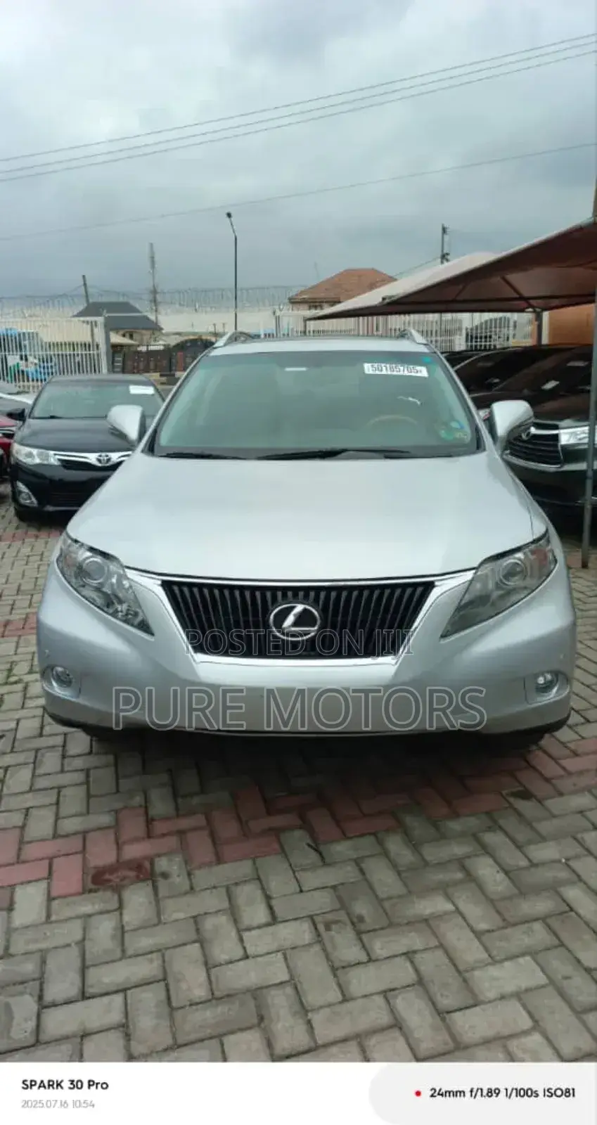 Lexus RX 350 2012 Silver