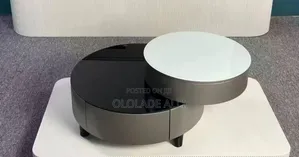 Luxury Living Room Modern Stainless Steel Glass Coffee Table