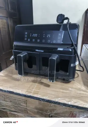 Hisense H08afbk2s1 8l Dual Air Fryer – Oil-Free Smart Cooker