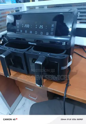 Hisense H08afbk2s1 8l Air Fryer – Cook Two Dishes Simultaneously