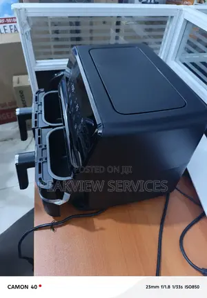 Hisense H08afbk2s1 8l Air Fryer – Touchscreen Dual Chamber Design