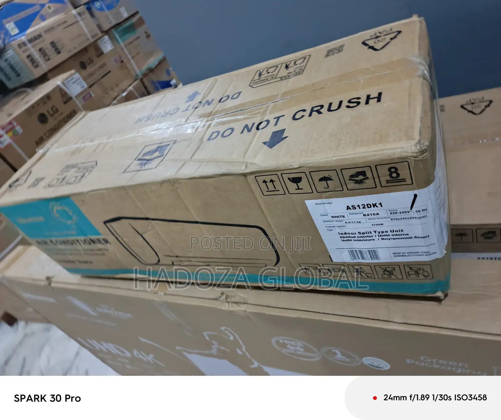 Split Type Hisense 1.5hp Inverter Ac As12dk1