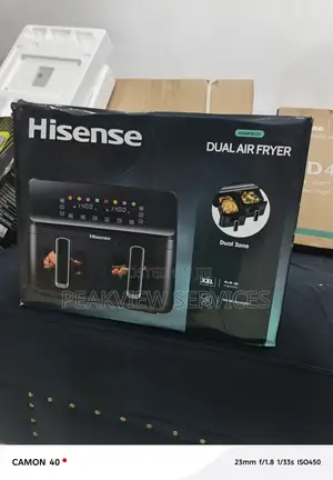 Hisense H08afbk2s1 8l Dual Fryer – Ideal for Everyday Cooking