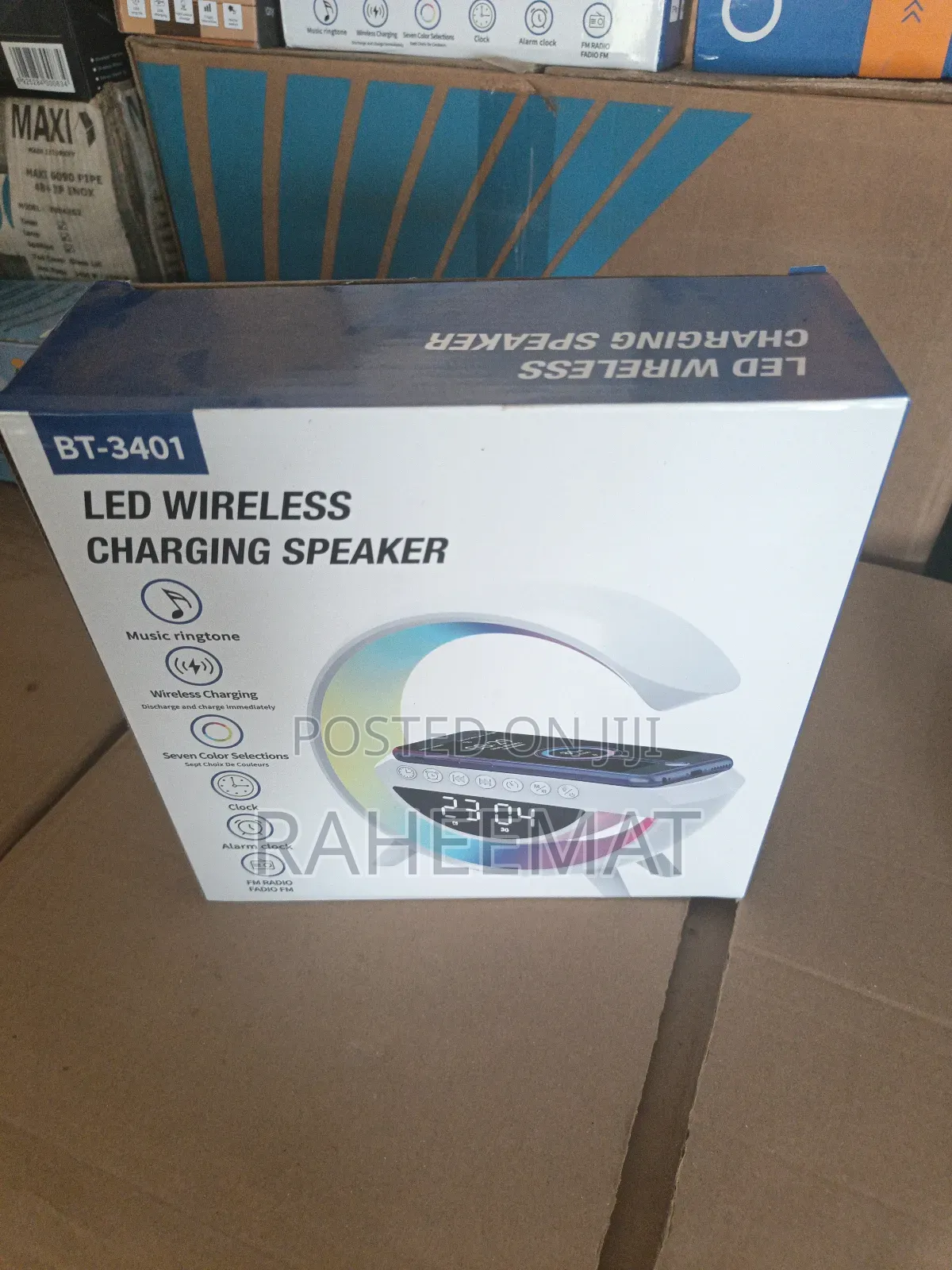 Led Wireless Charging Speaker