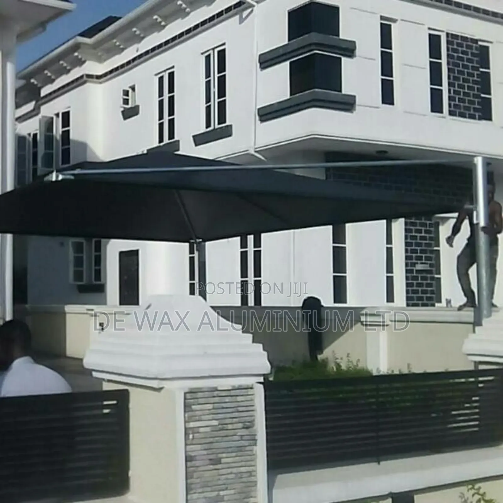 Black Mesh Carport