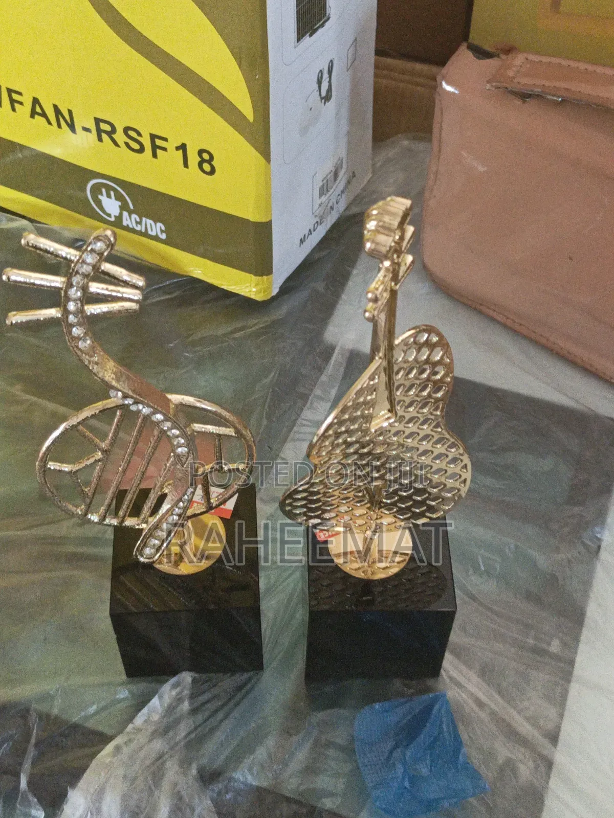Black and Gold Figurine