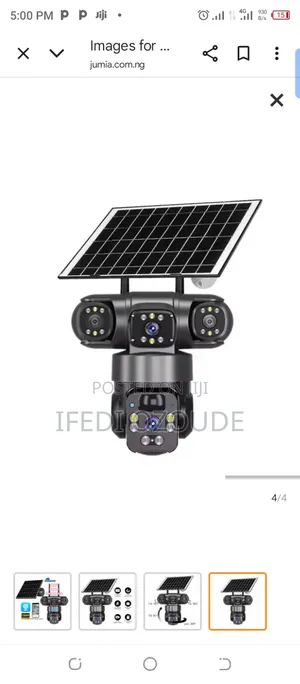 3-Lens V380 Solar Camera