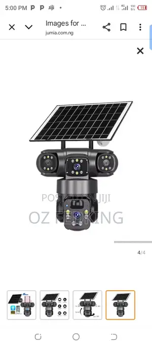3-Lens V380 Solar Camera