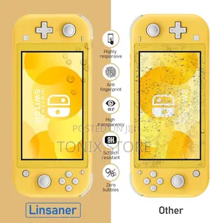 2-Piece Tempered Glass Screen Protector for Nintendo Switch Lite Hd