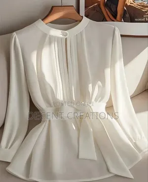 Mid - Year Promo: Brand New Off-White Blouse. Size XXL
