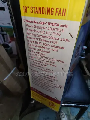 Qasa Dc Fan 27watts