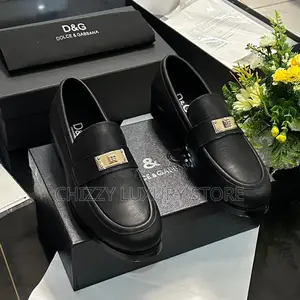 Dolce Gabbana Quality Luxury Men Genuine Leather Shoe