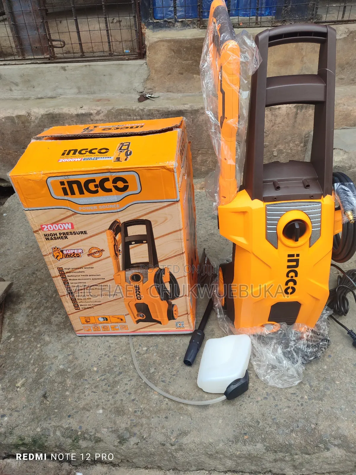 2000w High Pressure Washers Ingco