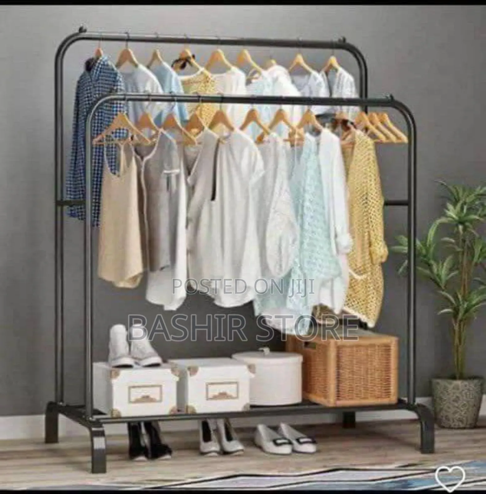 Double Pole Clothes Hanger.