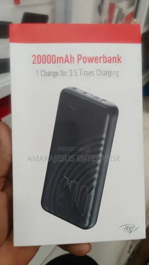 Itel 20000mah Dual Output Fast Charging Star 200 Power Bank