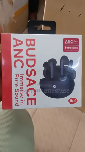 Itel Budsace Anc Super Bass Active Noise Cancellation Earbuds