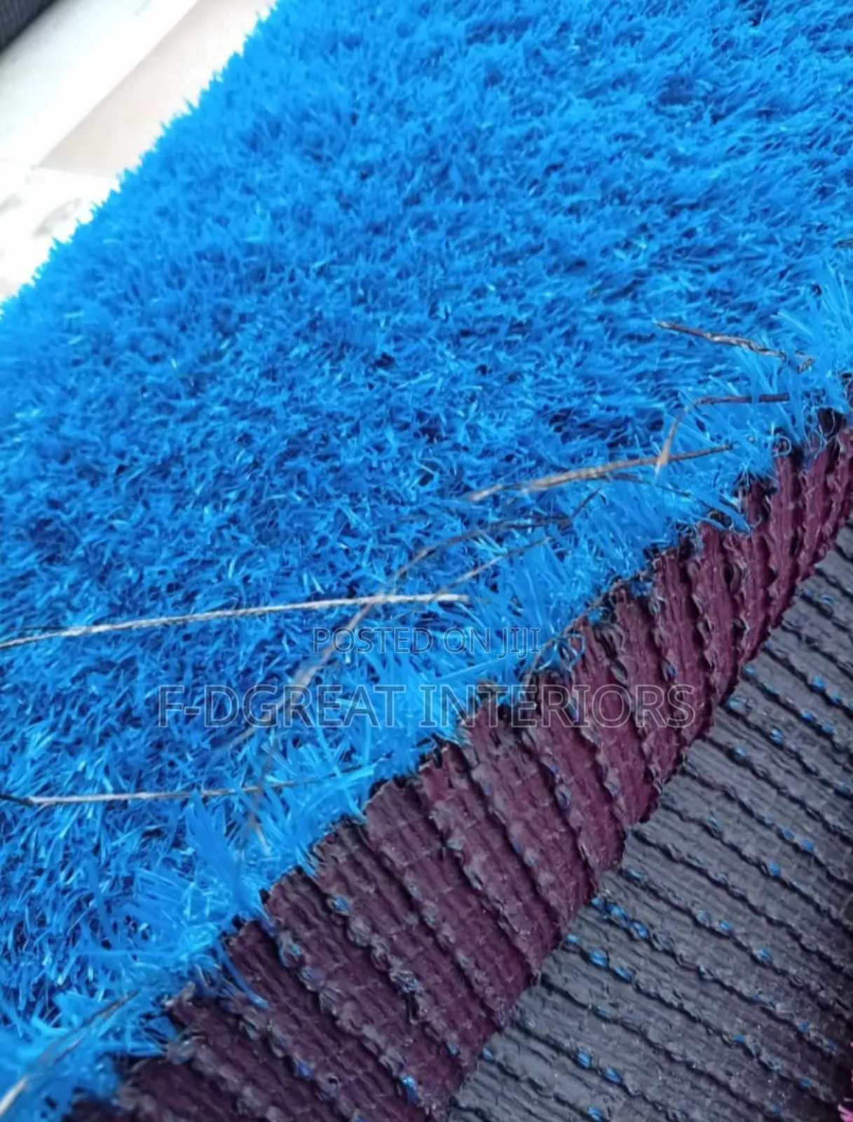 30mm Artificial Grass Blue Color