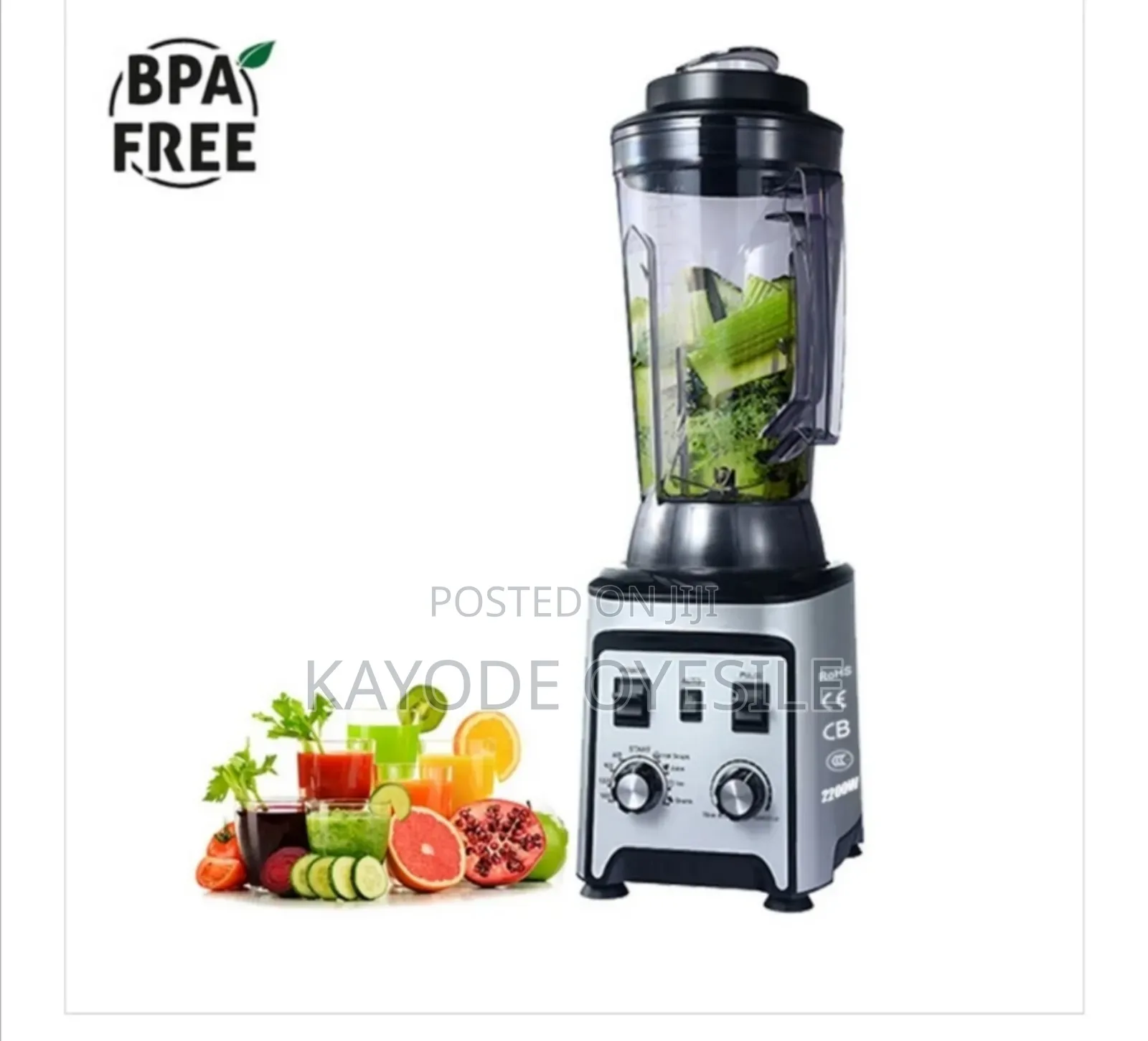 Gemat 5ltr Commercial Blender