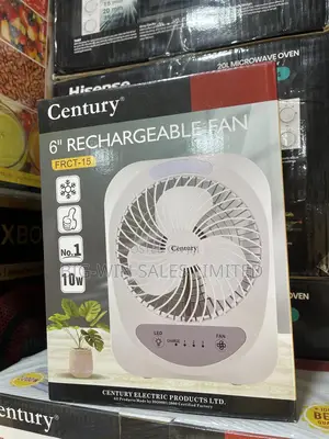 6” Century Rechargeable Fan