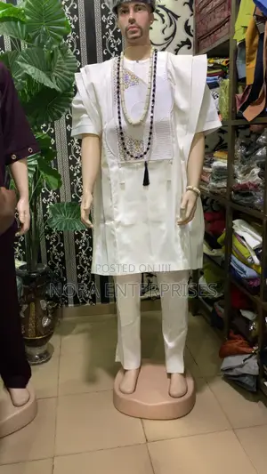 Stylish Traditional Agbada Outfit