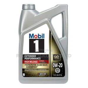Mobil 1 Extended Performance High Mileage Full Synthetic 0w-20, 5 QTZ