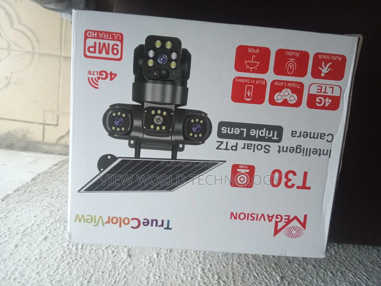 4 Video Solar CCTV Camera