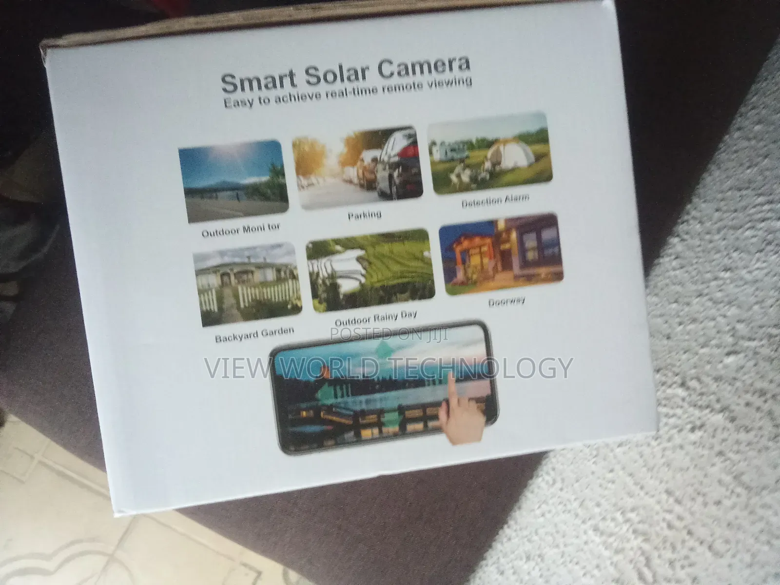 4 Video Solar CCTV Camera