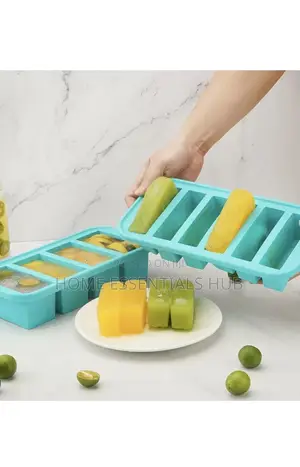 3 in 1 Silicone Freezer Molds With Lids