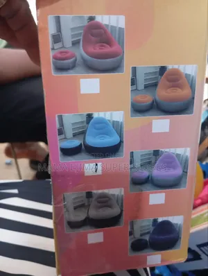 Inflatable Chair Wit Foot Stool