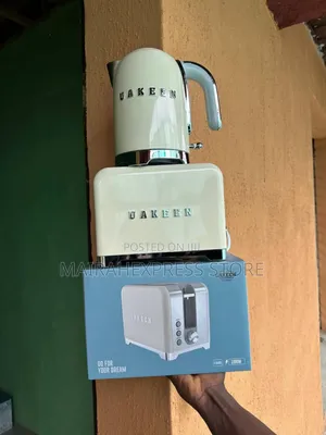 Electric Pop Up Toaster With Kettle
