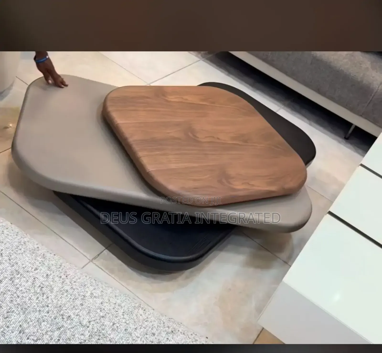 Rotating Centre Table 3 In 1
