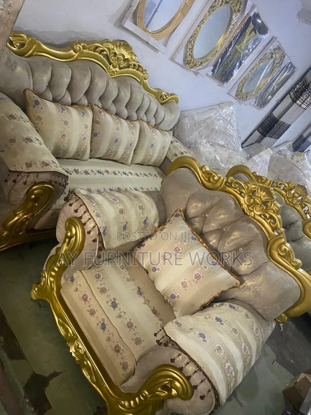 Sets of Quality Highly Finished Royal Sofas