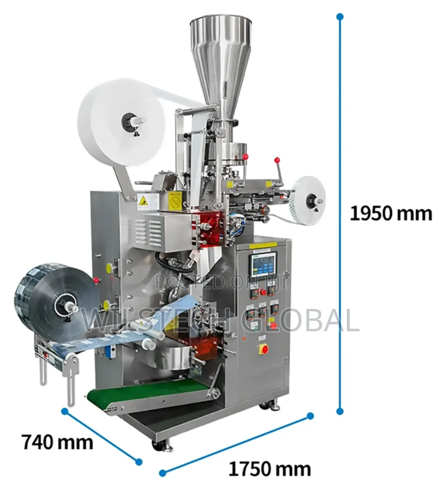 Automatic Inner and Outer Bag Tea Packaging Machine