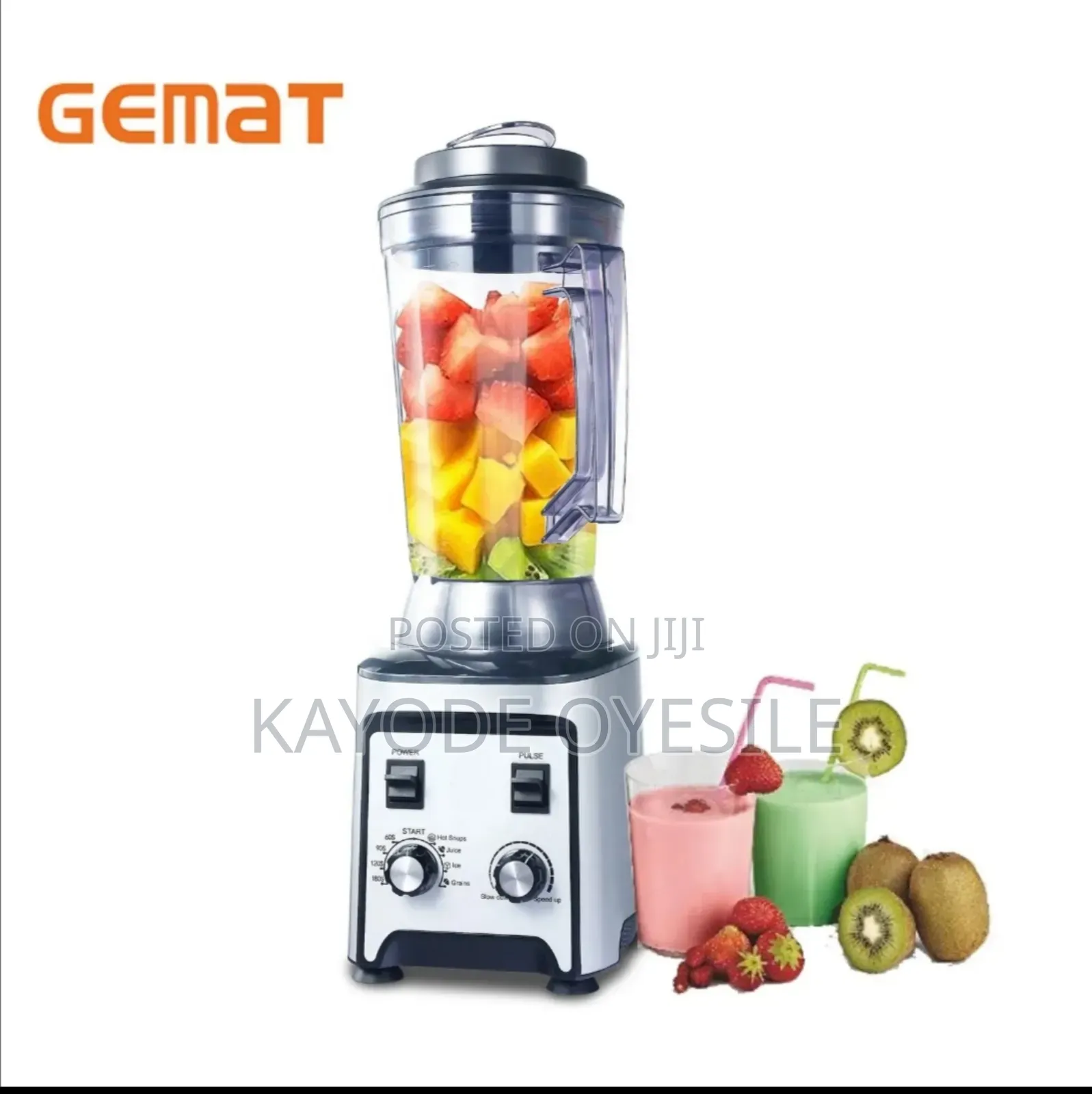 Gemat 5ltr Commercial Blender
