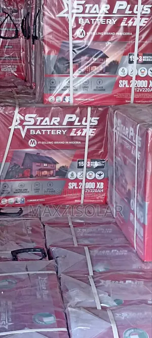 220ah Star Plus 12v Tubular Battery