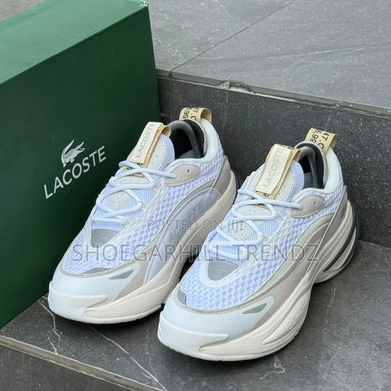 Lacoste L Spin White Navy
