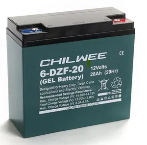 Chilwee 12v 20ah 6-DZF-20 Battery for Scooter, Motorbike