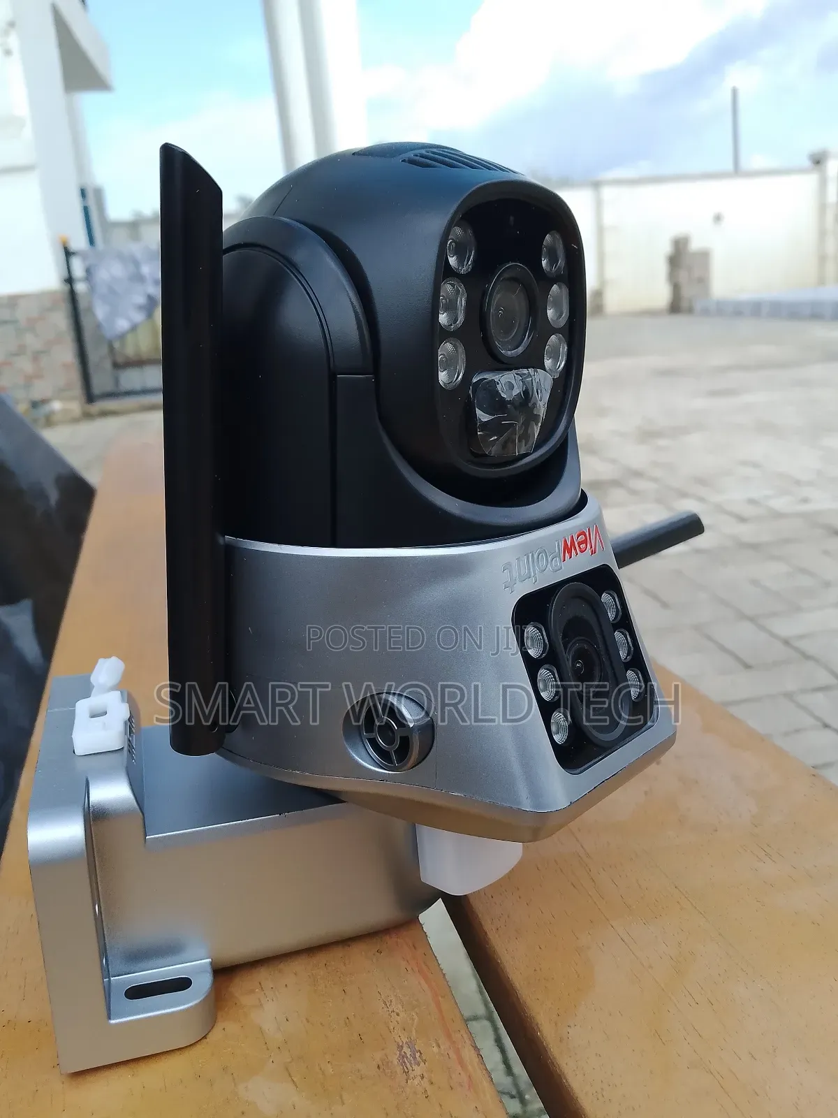 Dual Len PTZ CCTV Solar Camera Sim Card Enable