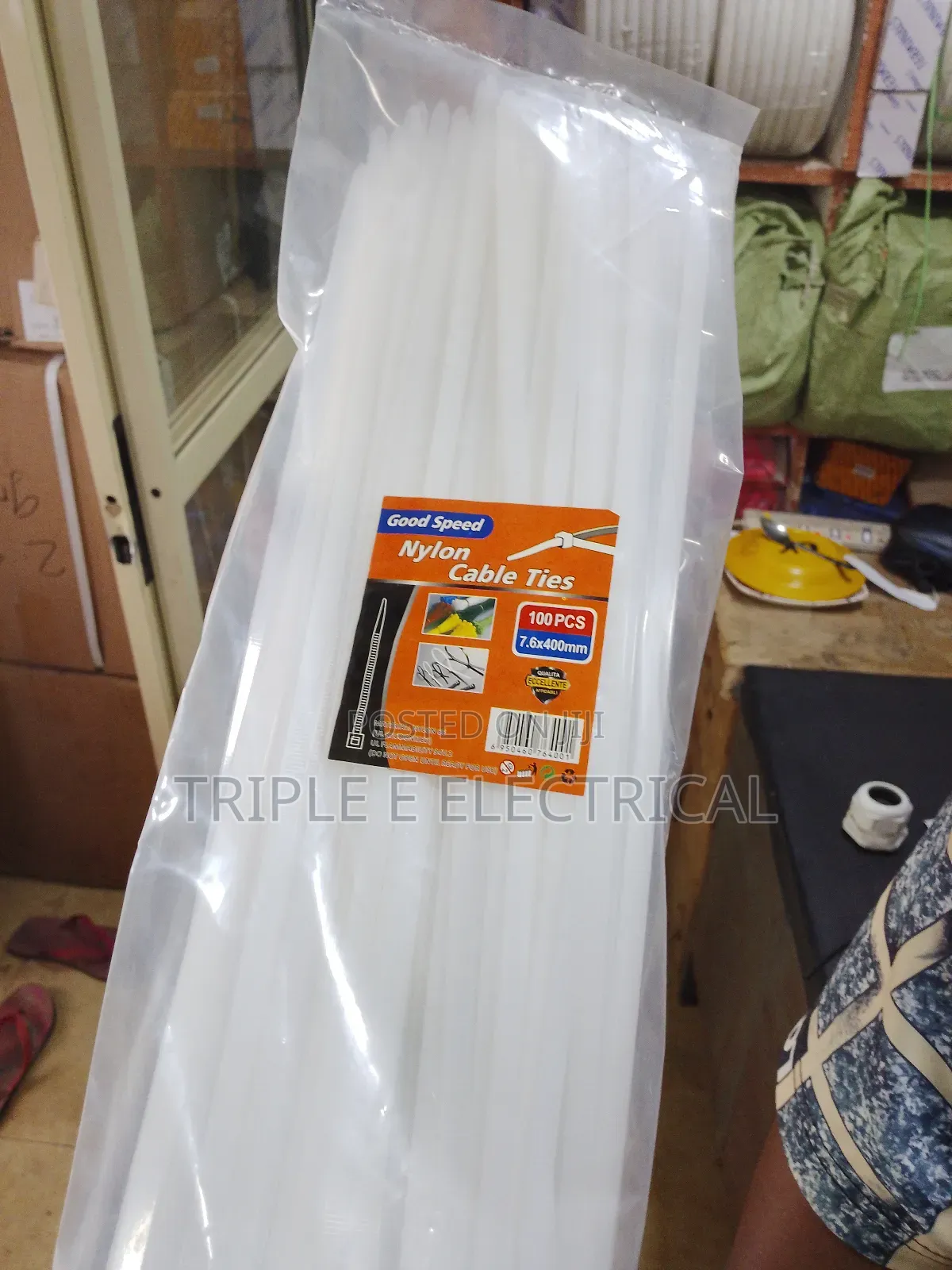 7.6x400mm Nylon Cable Ties