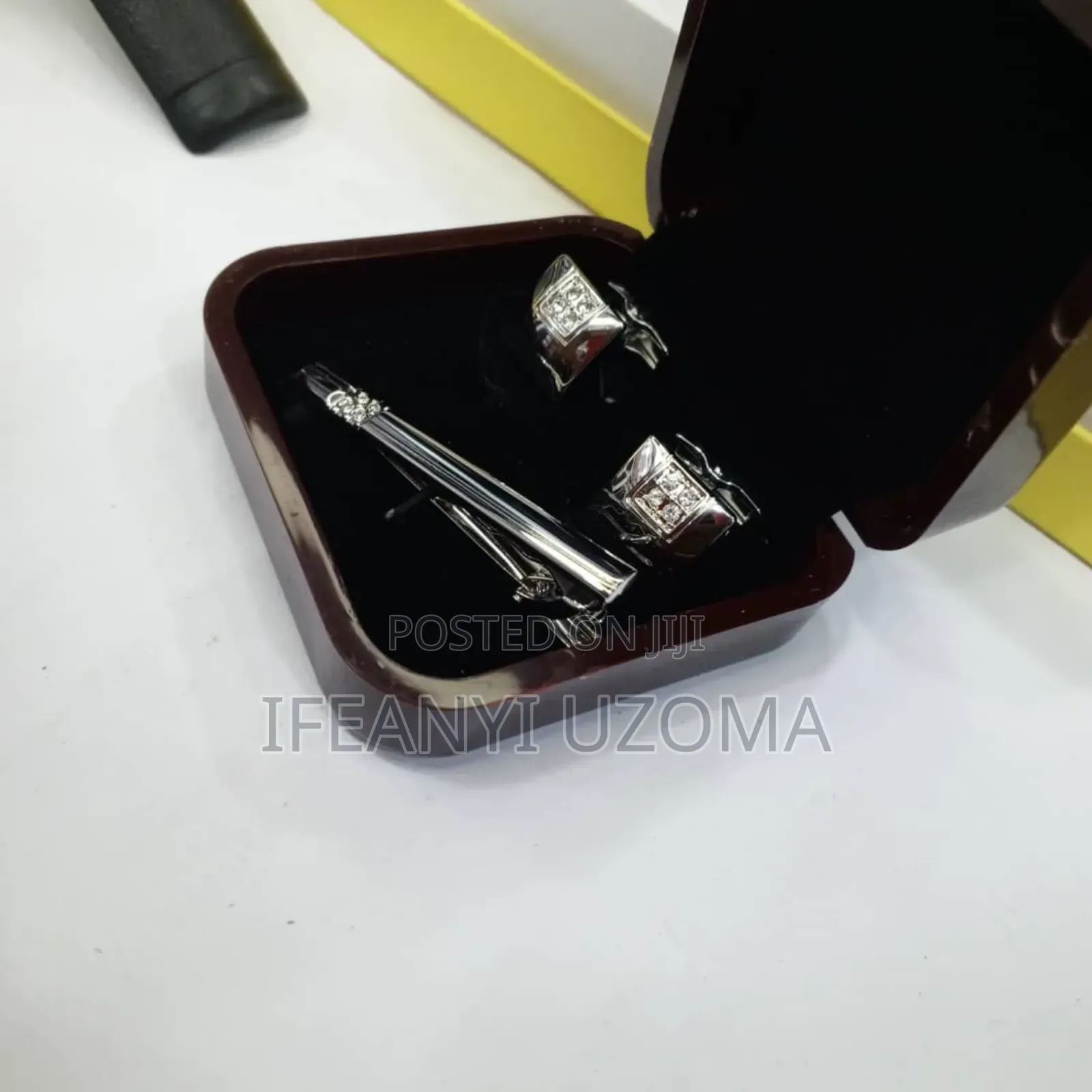 Silver Color Quality Men Cufflinks