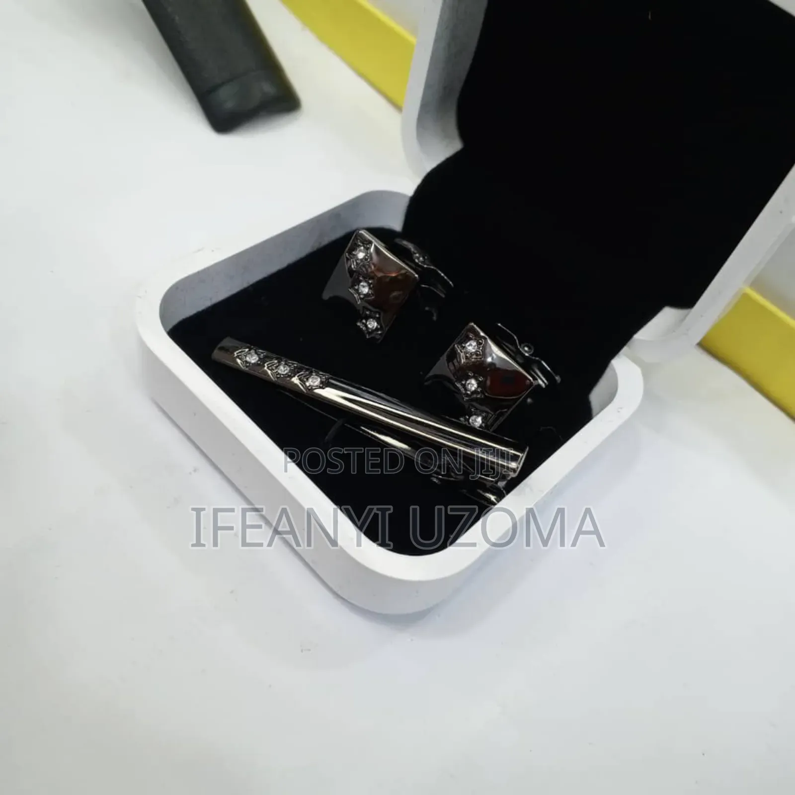 Silver Color Quality Men Cufflinks