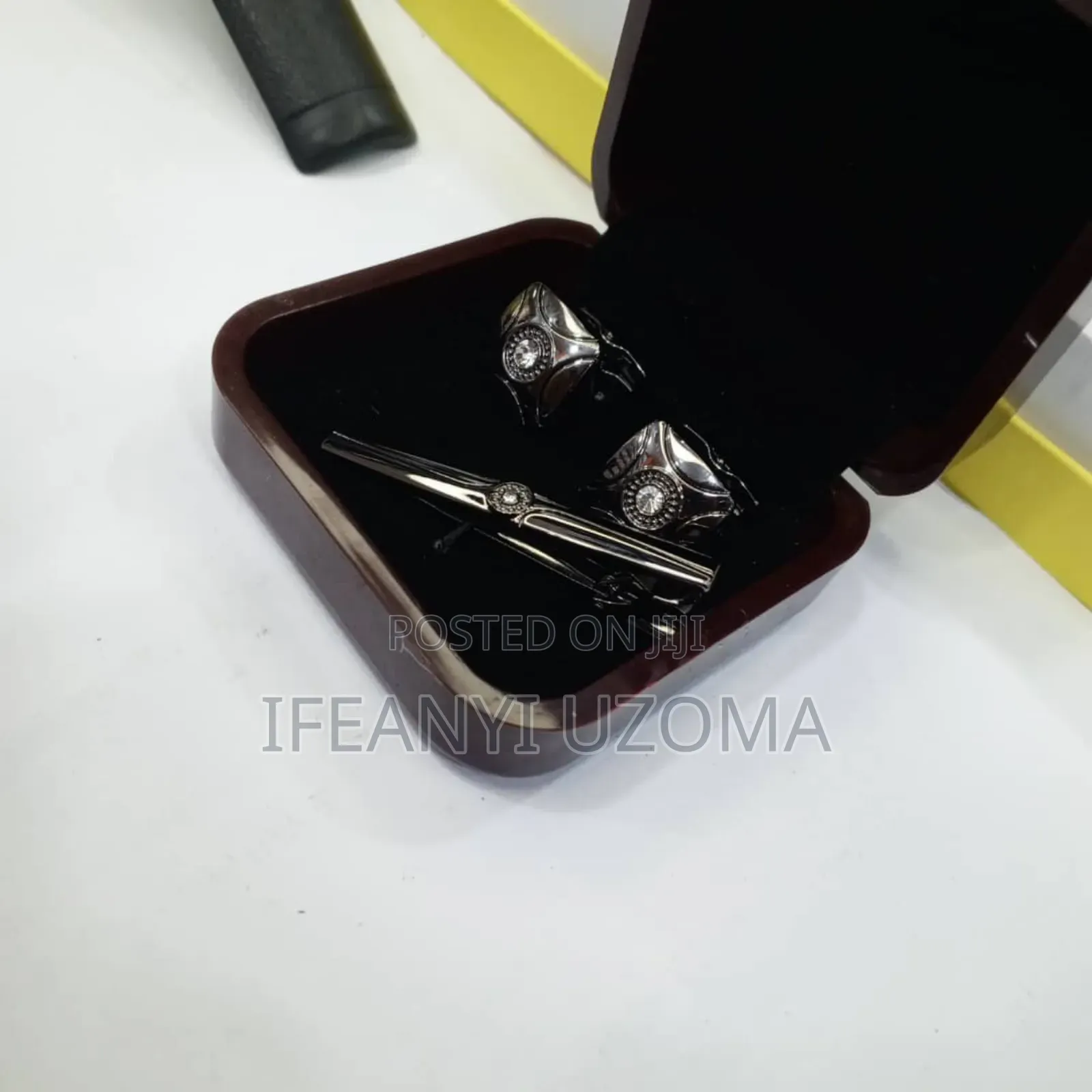 Silver Color Quality Men Cufflinks