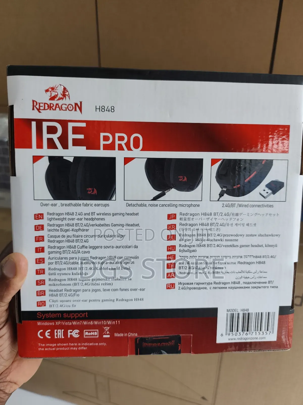 Redragon H848 Ire Pro Wireless Headphone