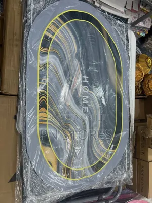 Oval Shaped Superabsorbent Bathroom Mat