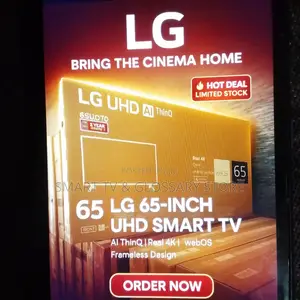 65 Inches Smart Tv With Upgrading Viewing Experience Real 