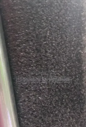 Black Artificial Carpet Grass 15mm Texture