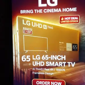 65 Inches Smart Tv With True Cinema Experience
