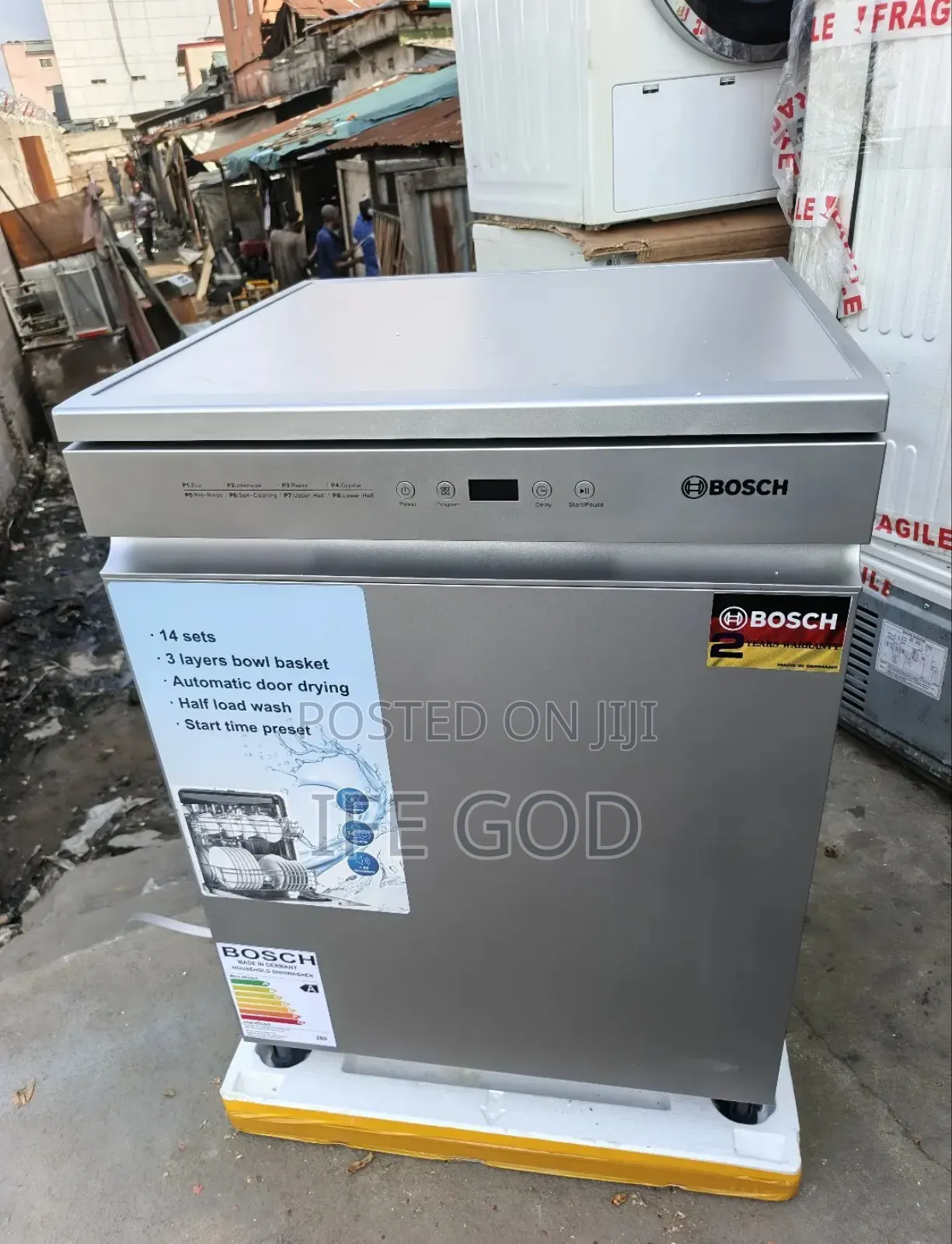 Original Quality Bosch 14 Sets Standing Dishwasher With Led Display